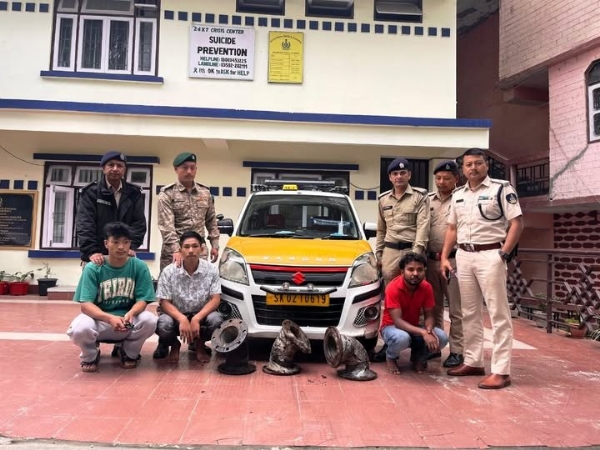 पीएचई डीआई फिटिङ चोरीकाण्डमा तीन आरोपी पक्राउ