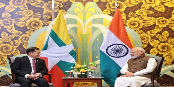 प्रधानमन्त्री मोदीले म्यान्मारका वरिष्ठ जनरललाई भेटे, भने- भारतले म्यान्मारको साथ आफ्नो सम्बन्धहरूलाई महत्व दिँदछ