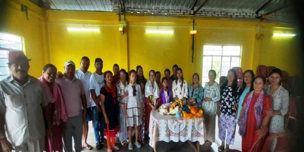 निट परीक्षा उत्तीर्ण निहारिका सुब्बालाई‌ समाजद्वारा सम्मान