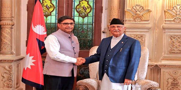 प्रधानमन्त्री ओलीलाई भारत भ्रमणको औपचारिक निमन्त्रण दिन भारतका विदेश सचिव काठमाण्डौं जाने