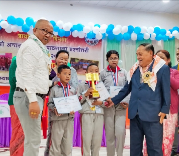 सोनादा क्षेत्रलाई लिएर दोस्रो अन्तर प्राथमिक पाठशाला प्रश्नोत्तर प्रतियोगिता सम्पन्न