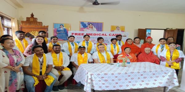 मानव उत्थान सेवा समितिद्वारा निःशुल्क स्वास्थ्य शिविर आयोजित