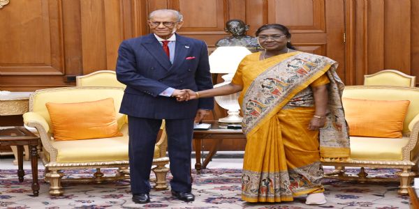 मरीशसका प्रधानमन्त्रीले आफ्नो यात्राको अन्तिम चरणमा राष्ट्रपतिलाई भेटे