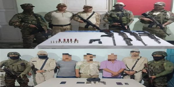 मणिपुरमा सुरक्षा बलहरूले लुटिएका हतियार जफत गऱ्यो, एनआरएफएम कार्यकर्ता र उसका साथी पनि पक्राउ