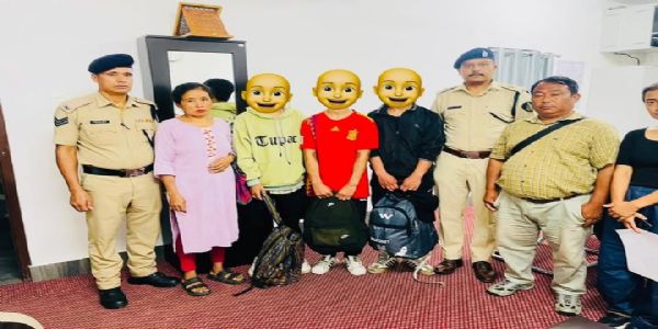 सोरेङ जिल्ला पुलिसले हराएका तीन नाबालिग केटाहरूको गऱ्यो सफल उद्धार