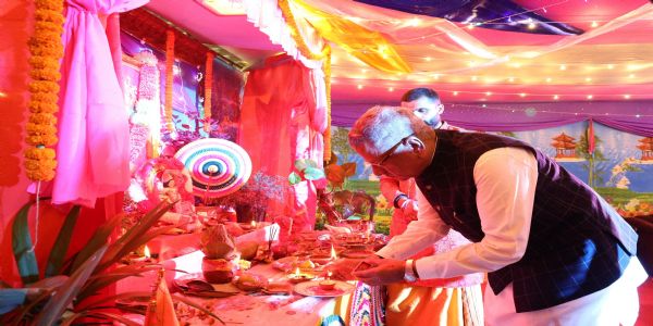 राजभवनमा विश्वकर्मा पूजा आयोजित