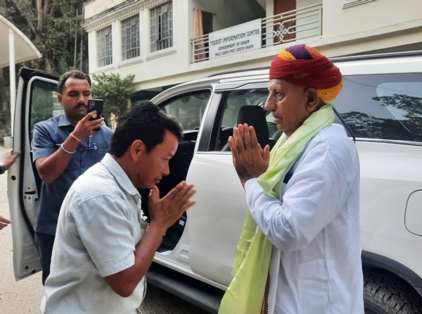 केन्द्रिय कृषि एवं कृषक कल्याण राज्यमन्त्री भगीरथ चौधरी सिक्किम भ्रमणमा