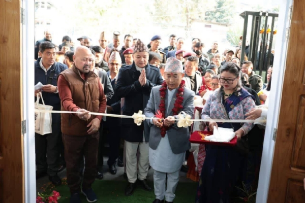 PS Tamang inaugurated school building