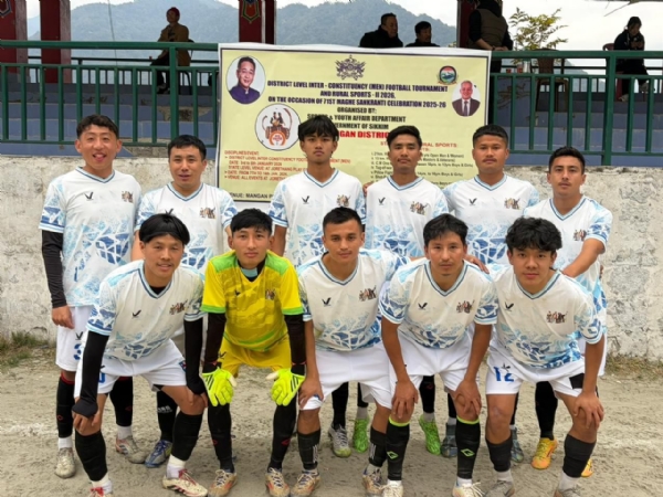 मङ्गनमा जिल्लास्तरीय अन्तर निर्वाचन क्षेत्र फुटबल प्रतियोगिता सम्पन्न