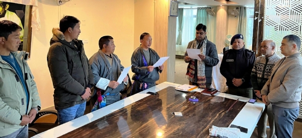 लाचुङ जुम्साका नवनिर्वाचित पिपनहरूले शपथ ग्रहण गरे