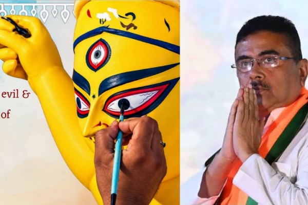 मुख्यमंत्री शुभेंदु अधिकारी द्वारा महालय की बधाई