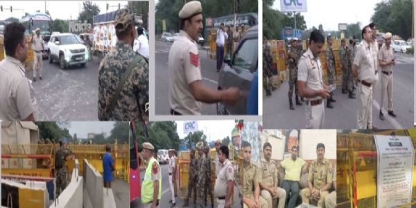 दिल्ली-उत्तर प्रदेश सीमामा कडा घेराबन्दी, सयौँ मानिस नजरबन्द