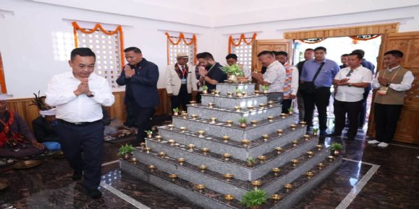 मुख्यमन्त्रीले छोटा साम्दोङमा युमा माङहिमको उद्घाटन गरे