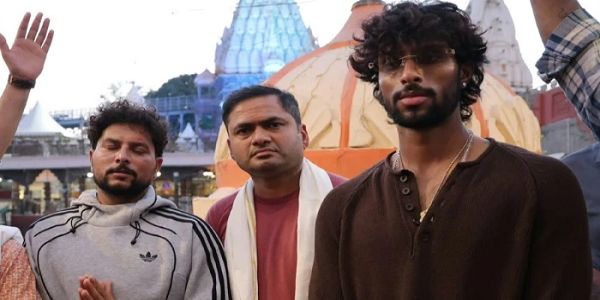 क्रिकेट खेलाड़ी तिलक वर्मा र कुलदीप यादव महाकालको भस्म आरतीमा सहभागी
