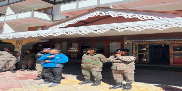 लाचुङमा आपदा प्रबन्धन सम्बन्धी मक ड्रिल सम्पन्न