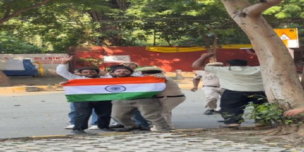 पुलिसलाई छक्याउँदै रांका र दासको नेतृत्वमा सीजेपीका कार्यकर्ता जन्तर-मन्तर पुग्यो