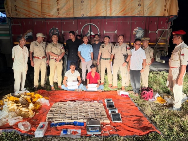 असमः कछार जिला के उधारबंद पुलिस द्वारा जब्त याबा टैबलेट्स एवं गिरफ्तार तस्कर