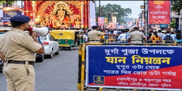 मेदिनीपुर र खड़गपुरमा आजदेखि यातायात नियन्त्रण, प्रतिबन्ध लागू हुनेछ