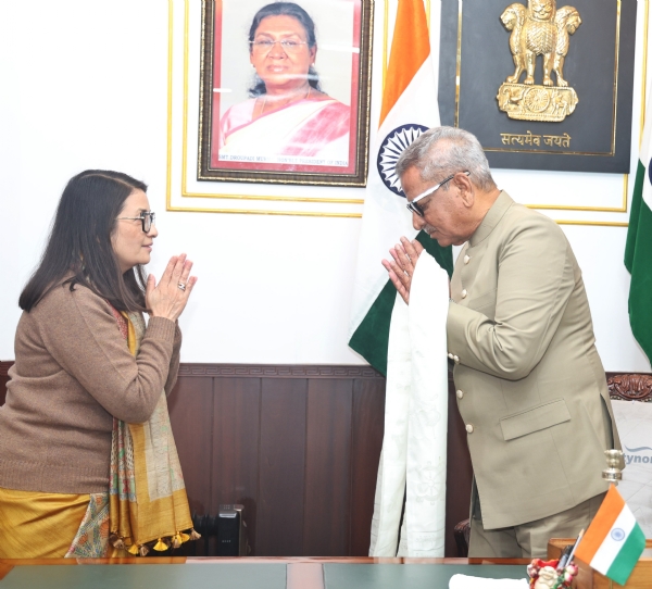 सिक्किम राज्य मानवाधिकार आयोगकी अध्यक्षले राज्यपालसँग शिष्टाचार भेट गरिन्