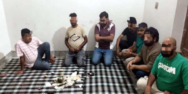 फतेहाबाद प्रहरीले सात जुआरीलाई पक्राउ गरी 1.16 लाख रुपियाँ जफत गऱ्यो