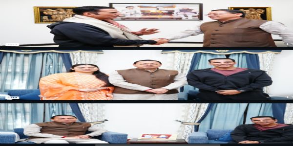 अक्षय कुमारले मुख्यमन्त्री धामीसँग गरे भेट, चलचित्र नीतिबारे छलफल