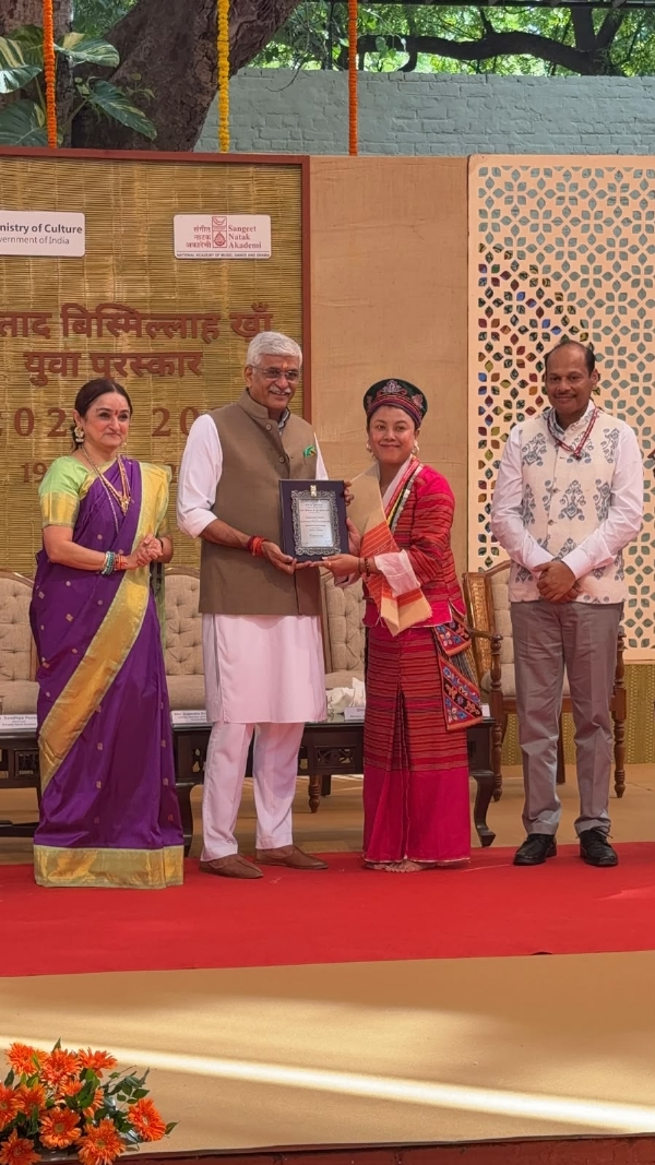 सिक्किमकी लोकनृत्य कलाकार दिलु तामाङलाई प्रतिष्ठित उस्ताद बिस्मिल्लाह खाँ युवा पुरस्कार