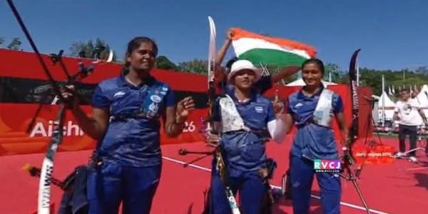 एसियाली खेल २०२6: दक्षिण कोरियालाई हराउँदै भारतीय महिला रिकर्भ टोलीले जित्यो स्वर्ण