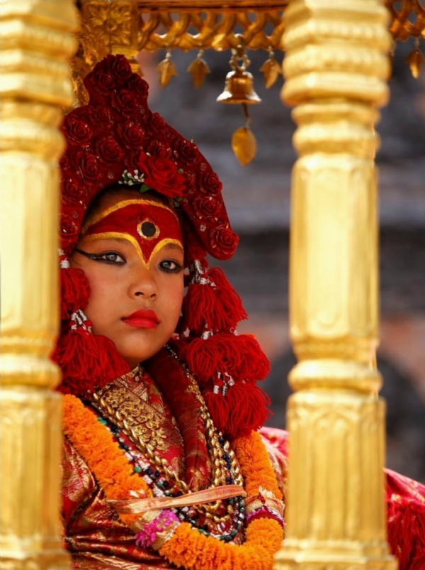 काठमांडू स्थित जीवित देवी कुमारी