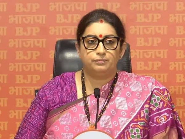 भारतीय जनता पार्टी की छत्तीसगढ़ प्रदेश प्रभारी स्मृति ईरानी