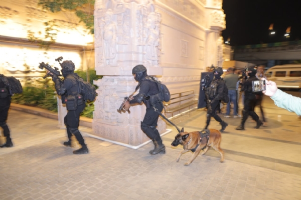 NSG commando team conducts mock drill at Mahakaleshwar Temple