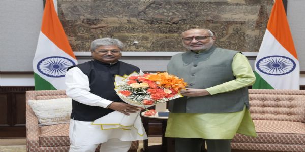 सिक्किमका नवनियुक्त राज्यपाल दुष्यन्त गौतमले उपराष्ट्रपति सीपी राधाकृष्णनसँग शिष्टाचार भेट गरे