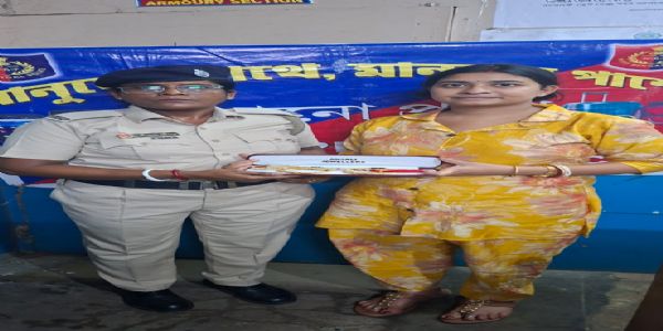 जीआरपीको तत्परताले सुनको गहना बरामद