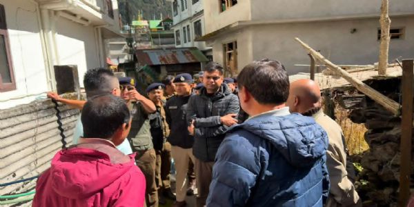 मङ्गन जिल्ला प्रशासनद्वारा लाचेन र लाचुङमा ढल तथा फोहोर पानी निकास बिन्दुको संयुक्त निरीक्षण