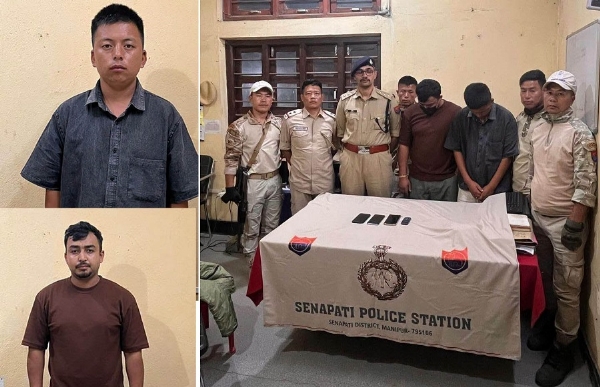 The image shared by Manipur Police. The image shared by Manipur Police.