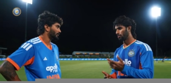 नीतीश कुमार रेड्डी और तिलक वर्मा फोटो बीसीसीआई वीडियो