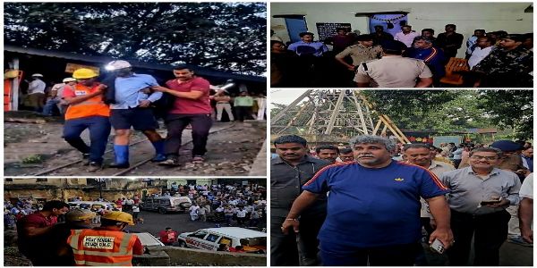 बङ्गाल: कुमारडीहा कोलियरीमा २०० फिट तल फसेका १२ श्रमिकको सकुशल उद्धार