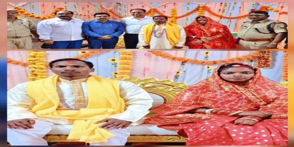 हजारीबाग जेलमा दुई पूर्व नक्सली कमान्डरले गरे विवाह, पुलिस अधिकारी बने जन्ती
