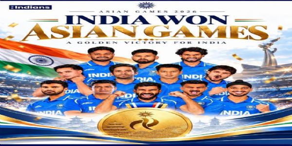 मुख्यमन्त्रीले एसियाली खेलकुदमा स्वर्ण जितेको भारतीय क्रिकेट टोलीलाई बधाई दिए