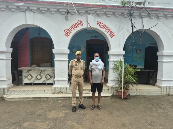 गिरफ्तार अभियुक्त की फोटो