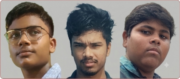 तीनो छात्रों की छवि