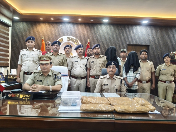82 लाख के मादक पदार्थ के साथ दो अंतरराज्यीय तस्कर गिरफ्तार