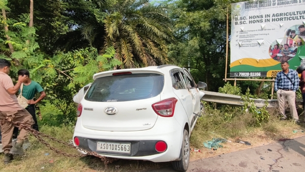 ক্ষেত্ৰীৰ নোৱাগাঁৱত ভয়ংকৰ পথ দুৰ্ঘটনা