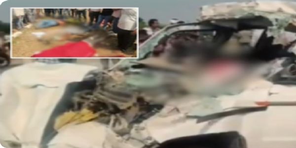 गुजरातको भावनगर–तलाजा राजमार्गमा सड़क दुर्घटना, बोलेरोमा सवार ६ जनाको मृत्यु