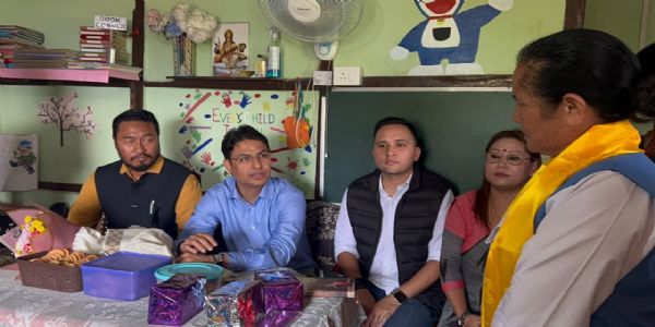 लोअर श्यारीमा भाजपा महिला मोर्चाद्वारा आँगनबाडी मिलन कार्यक्रम