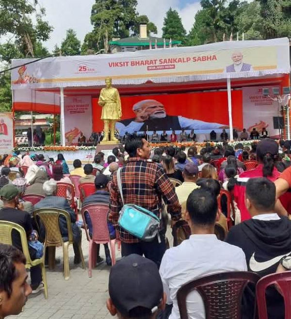 दार्जिलिङमा सेवा, समर्पण र राष्ट्रनिर्माणको २५ वर्ष पुरा भएकमा ‘सेवा ज्योति यात्रा’