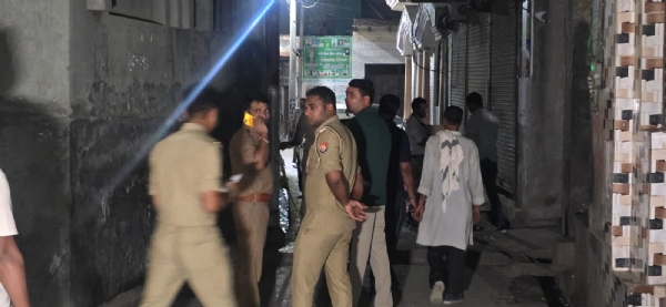 पुरानी रंजिश को लेकर हुई हत्या के बाद मौके पर पहुंची पुलिस