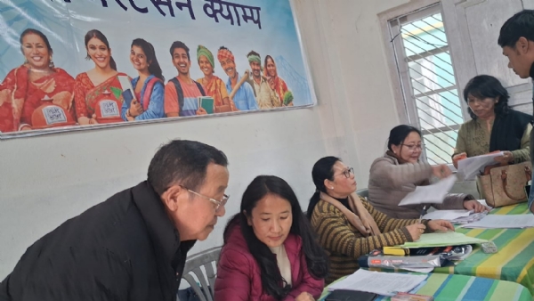 रसाङ नगरपालिका क्षेत्रमा युवा साथी प्रकल्पको फारम भर्ने कार्य जारी