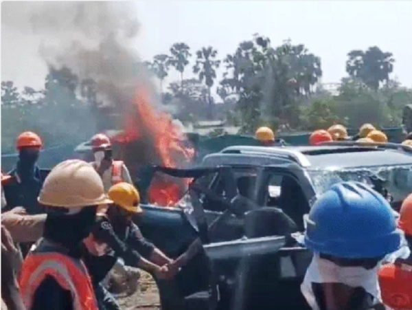एएमएनएस प्लान्टमा उग्र प्रदर्शन