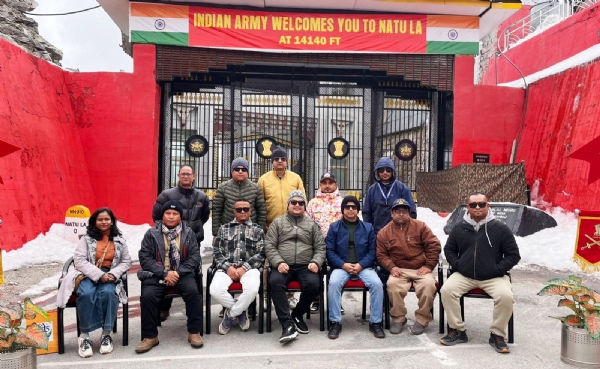 मेघालयको मिडिया टोलीद्वारा नथुला भञ्ज्याङको भ्रमण