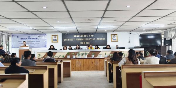 नाम्चीमा सिक्किम राज्य महिला आयोगद्वारा ‘महिला जन सुनवाई’ आयोजित
